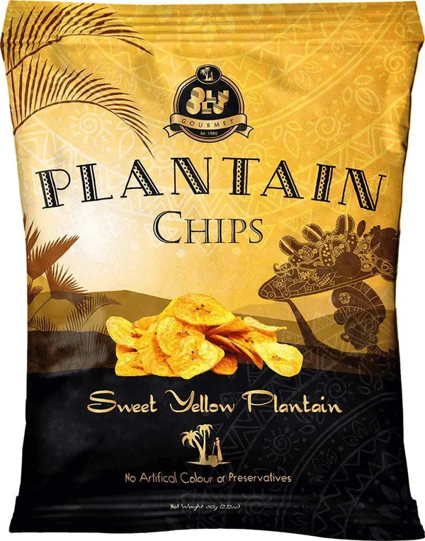 Olu Olu Sweet yellow plantain chips
