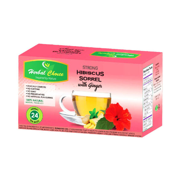 HERBAL CHOICE HIBISCUS SORREL TEA 24pcs