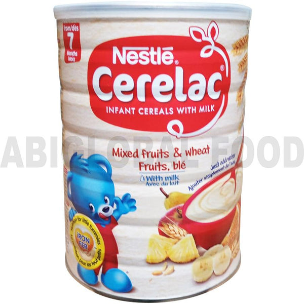 Nestle Cerelac Mix Fruits & Wheat Fruits, ble with Milk - 1KG