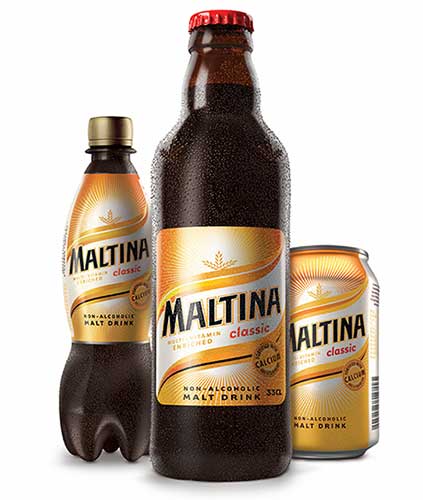Maltina 330ml bottle or can drink